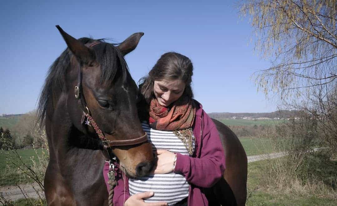 Horse riding while pregnant